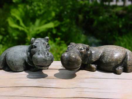 Small Stone Hippo