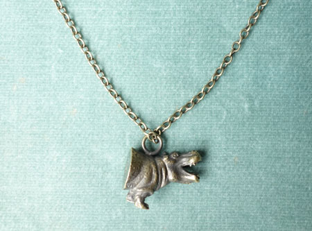 necklace hippo