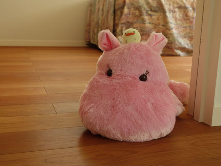 stuffed toy hippopota-Kabako