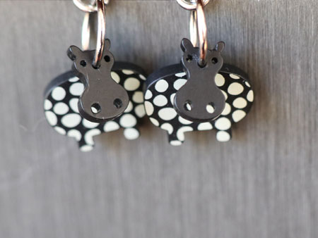 hippos earrings Kform