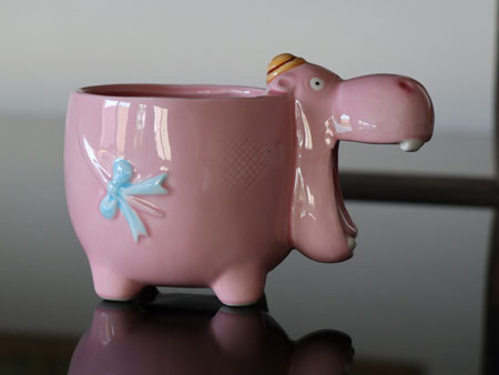 ceramic hippo