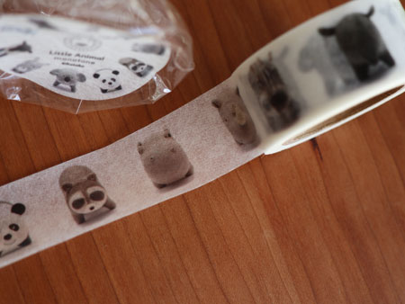 masking tape Ｌｉｔｔｌｅ Ａｎｉｍａｌ ｍｏｎｏｔｏｎｅ