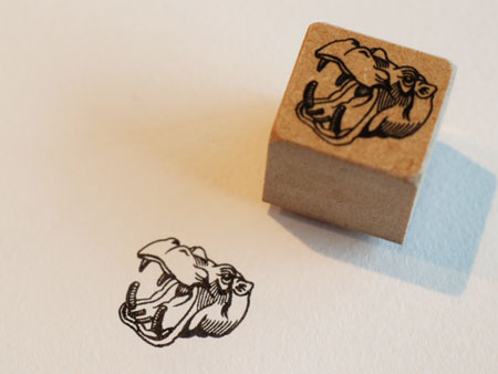 rubber stamp face