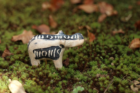 soap stone mini hippo