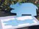 letter Set Blue Hippopotamus