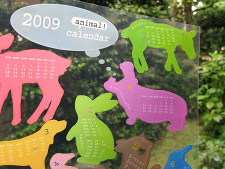 Animal Calendar 2009