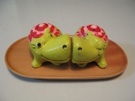 Hippo Salt and Pepper shakers