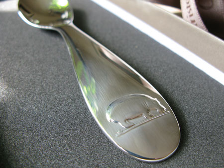 Christfle Baby Spoon