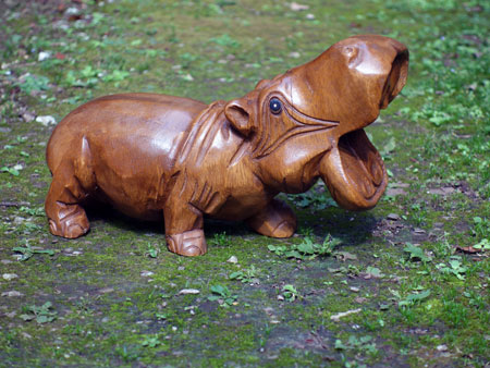 Wooden Hippo