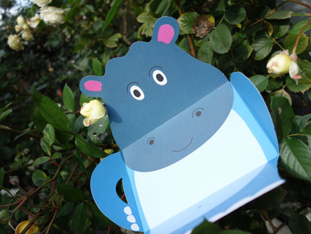 blue hippo envelope