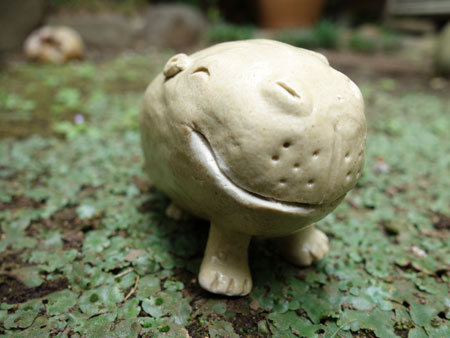 Ceramic Hippo Bell by Hiki
