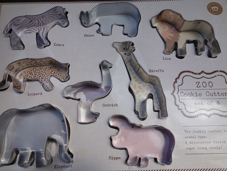 Zoo Cookie Cutters