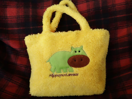 Daiso small bag hippo