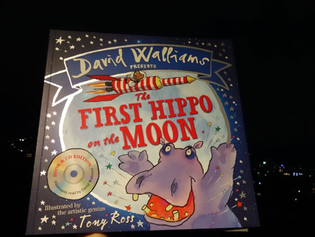 the First Hippo on the Moon