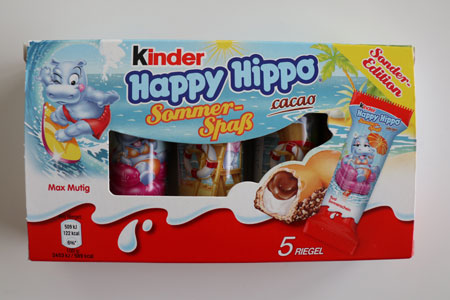 Kinder Happy Hippo 夏パッケージ