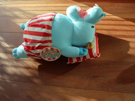 plush hippo