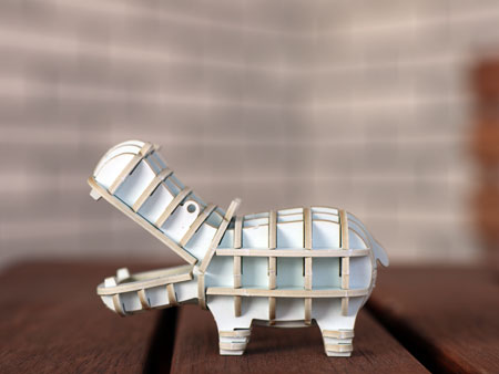 si-gu-mi  Paper Art hippo