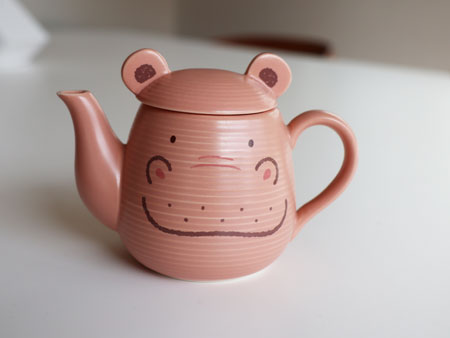 hippo teapot