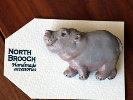 North Brooch hippo