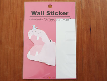 Wall Sticker Animal series”Hippopotamus”