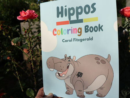 『Hippos Coloring Book』