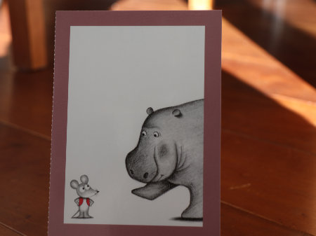 ねずみくんシリーズのハガキ