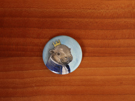 コビトカバのプリンスバッジ