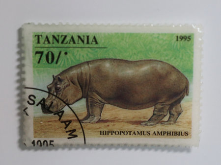 切手のマグネット　タンザニア