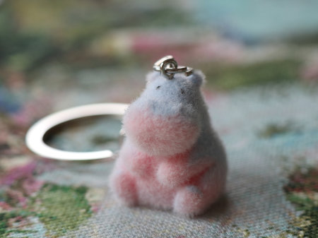 THANKYOUMART カバのキーリング