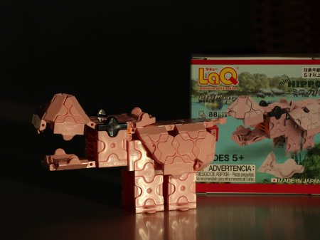 LaQ アニマルワールド　ミニ　カバ　88pcs